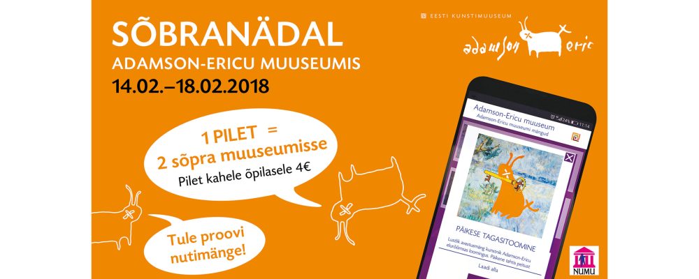 Adamson-Ericu muuseumis saab uue NUMU nutimängu abil muuseumikülastuse põnevaks teha.